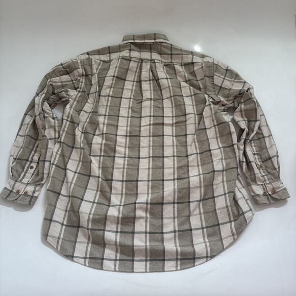 Vintage Faconnable By‎ Albert Goldberg Flannel Sport Shirt Size Medium - Picture 6 of 9